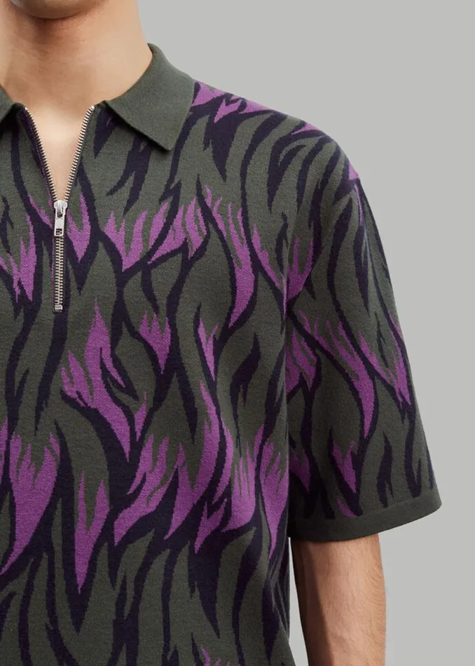 Men The Frankie Shop Tops Samse Samse Garam Polo Sunset Flame