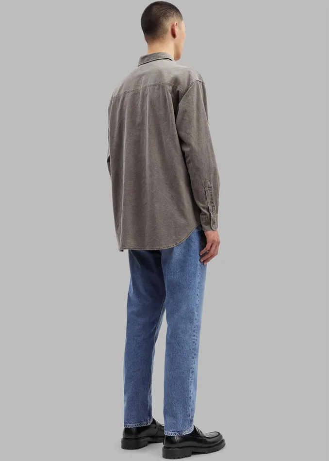 Men The Frankie Shop Tops Samse Samse Luan G Shirt Washed Major Brown