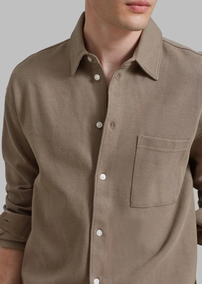 Men The Frankie Shop Tops Samse Samse Poul Shirt Brindle