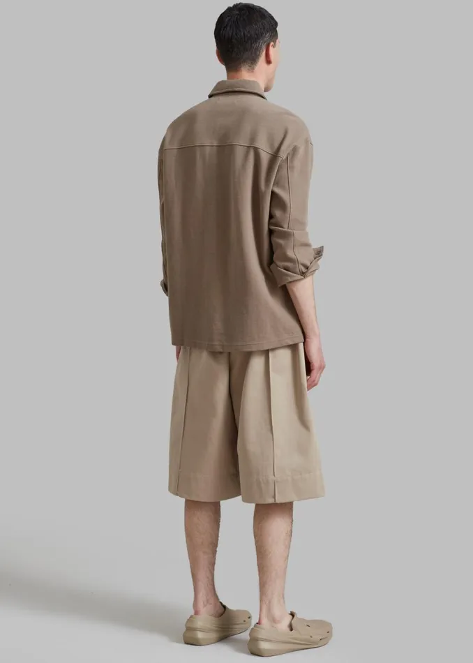 Men The Frankie Shop Tops Samse Samse Poul Shirt Brindle