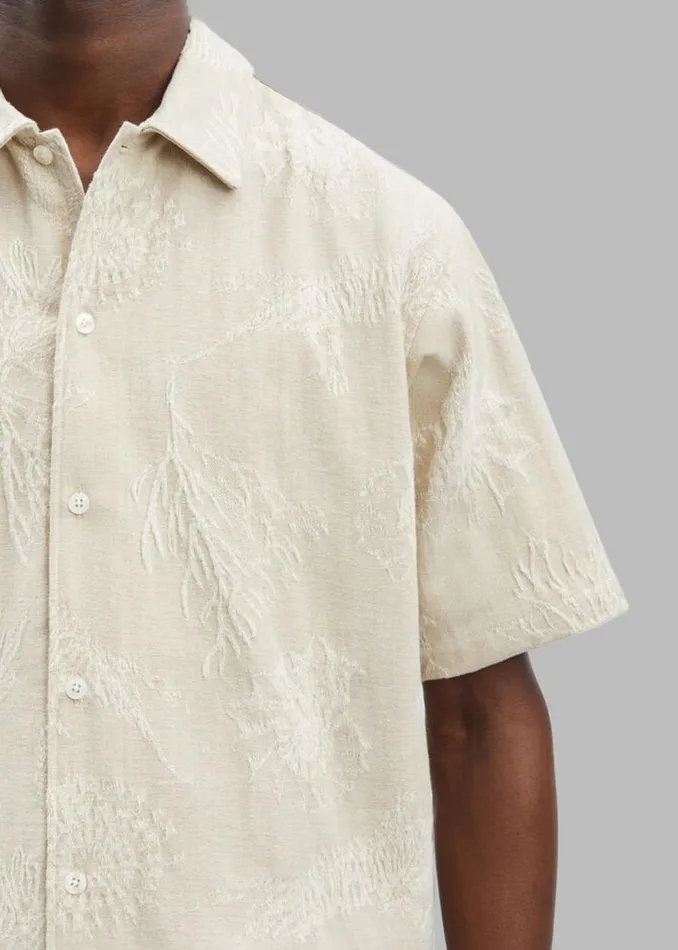 Men The Frankie Shop Tops Samse Samse Saayo X Shirt Desert Fossil