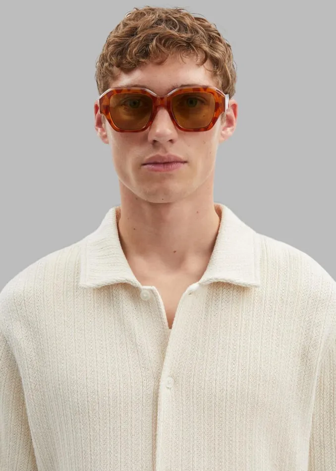 Men The Frankie Shop Tops Samse Samse Sakvistbro Shirt Clear Cream