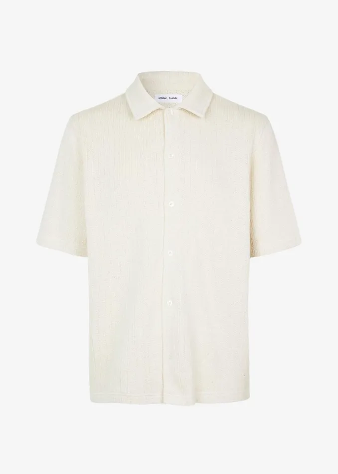 Men The Frankie Shop Tops Samse Samse Sakvistbro Shirt Clear Cream