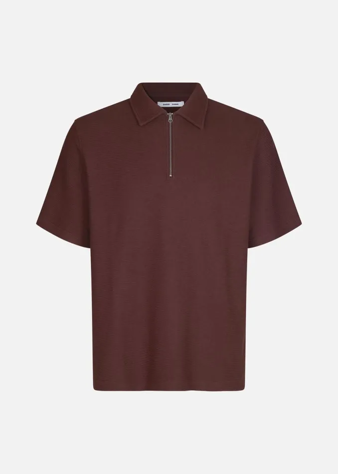Men The Frankie Shop Tops Samse Samse Saolli Hz Polo Brown Stone