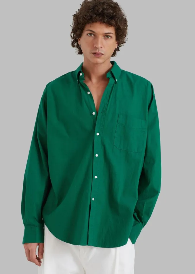 Men The Frankie Shop Tops Sinclair Shirt Green