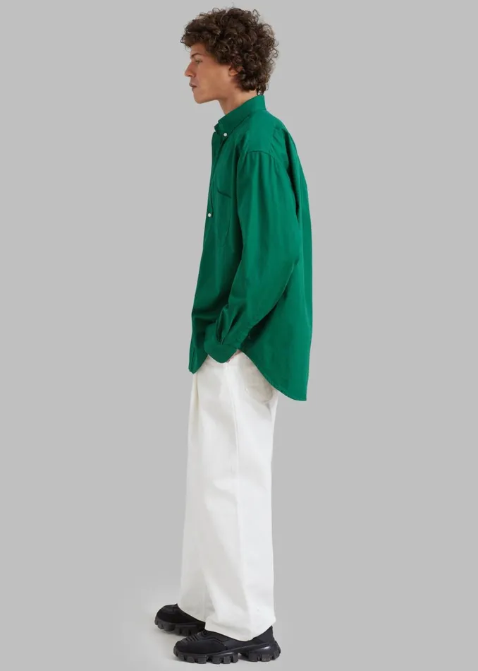 Men The Frankie Shop Tops Sinclair Shirt Green