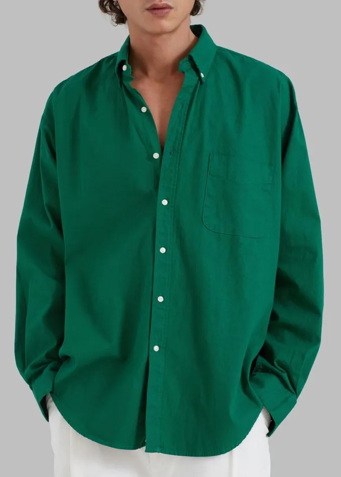 Men The Frankie Shop Tops Sinclair Shirt Green