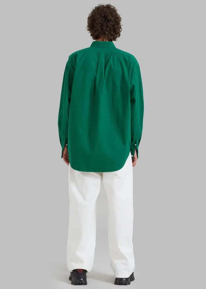 Men The Frankie Shop Tops Sinclair Shirt Green