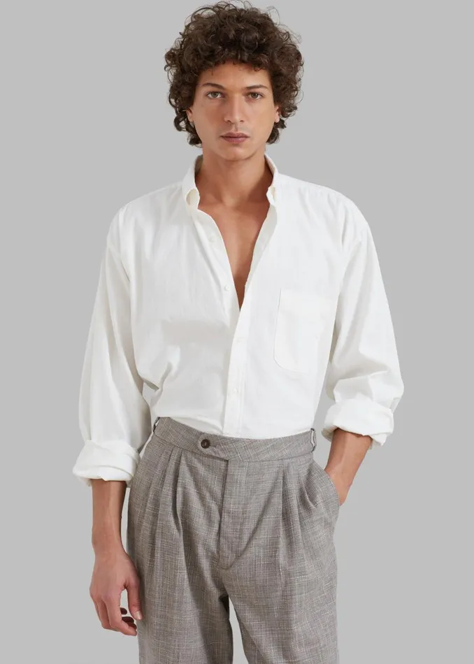 Men The Frankie Shop Tops Sinclair Shirt White