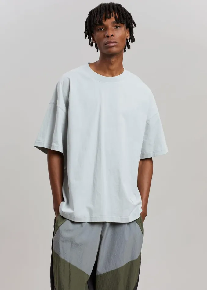 Men The Frankie Shop Tops Tony Boxy TShirt Light Grey