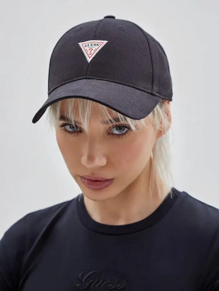 Men Triangle Baseball Hat Black Guess Scarves Hats Gloves