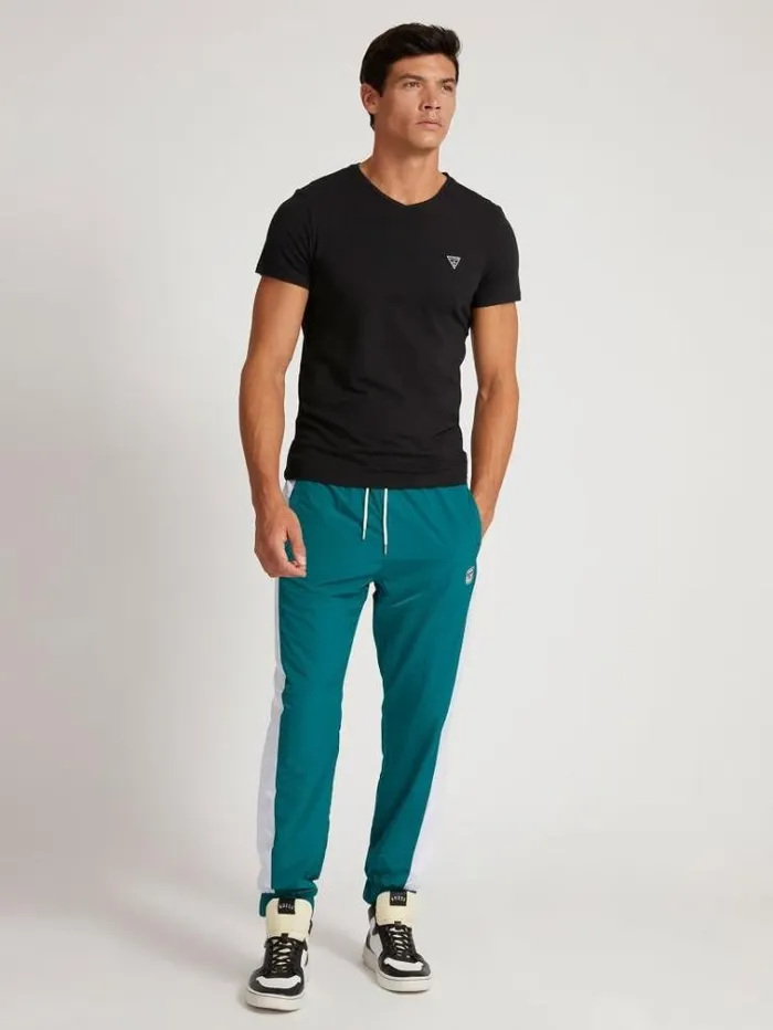 Men Triangle Logo Tshirt Black Guess Underwear