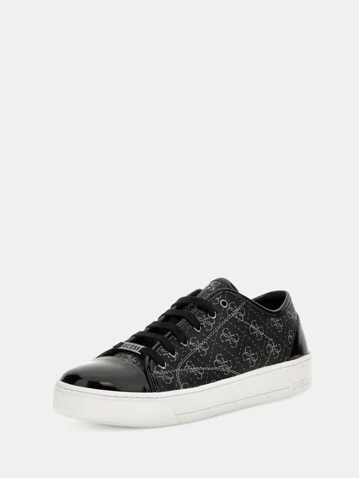 Men Udine 4g Logo Sneaker Black Guess Shoes