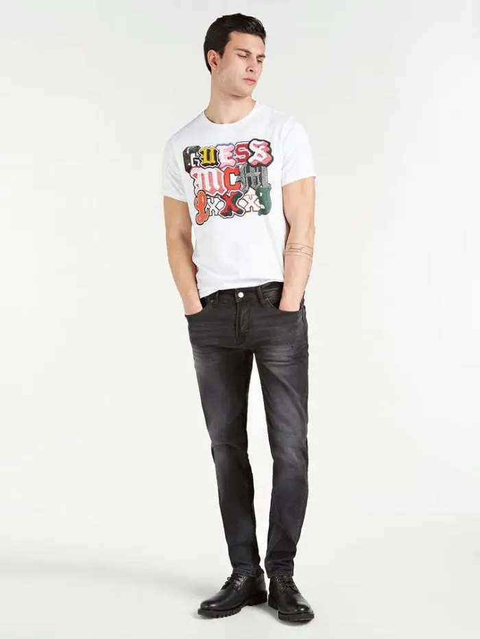 Men Usedlook Jeans Black Guess Slim