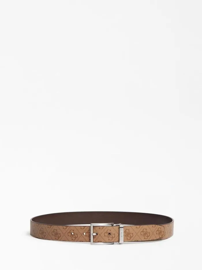 Men Vezzola 4g Logo Belt Multi Beige Guess Belts