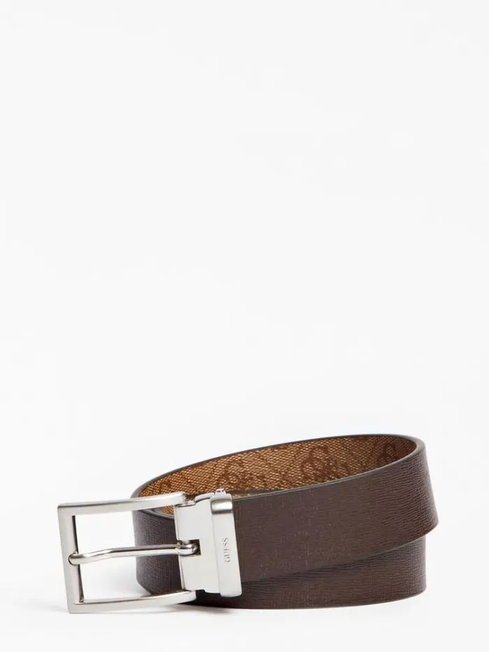 Men Vezzola 4g Logo Belt Multi Beige Guess Belts