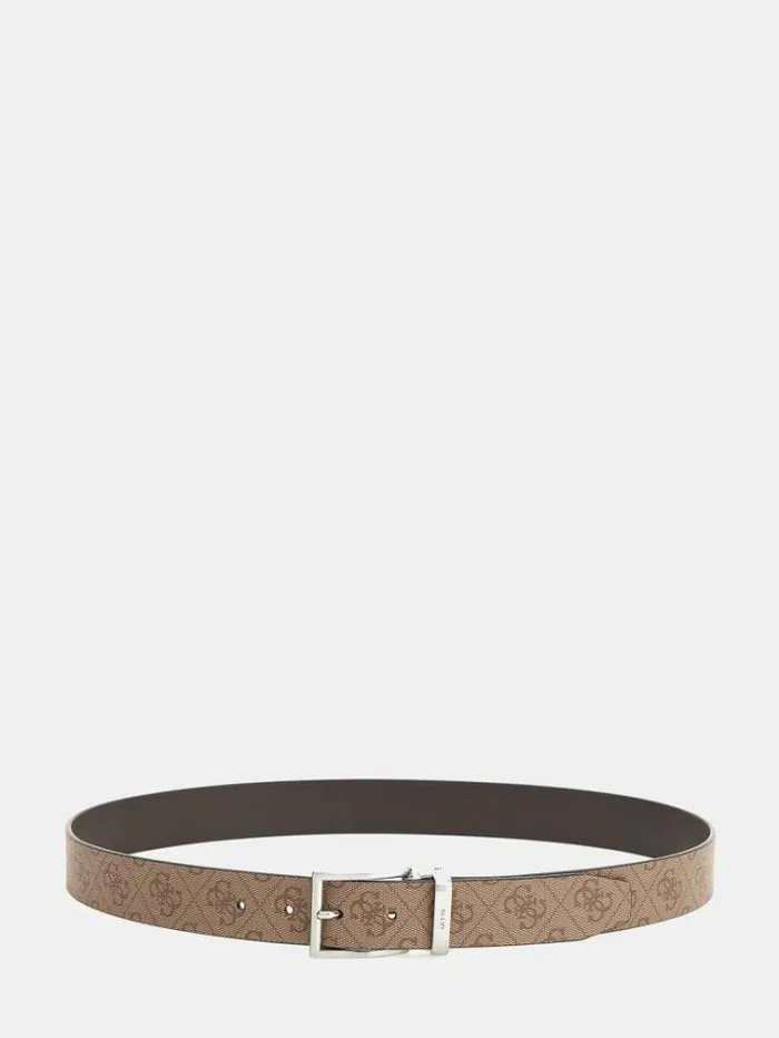 Men Vezzola 4g Logo Belt Multi Beige Guess Belts