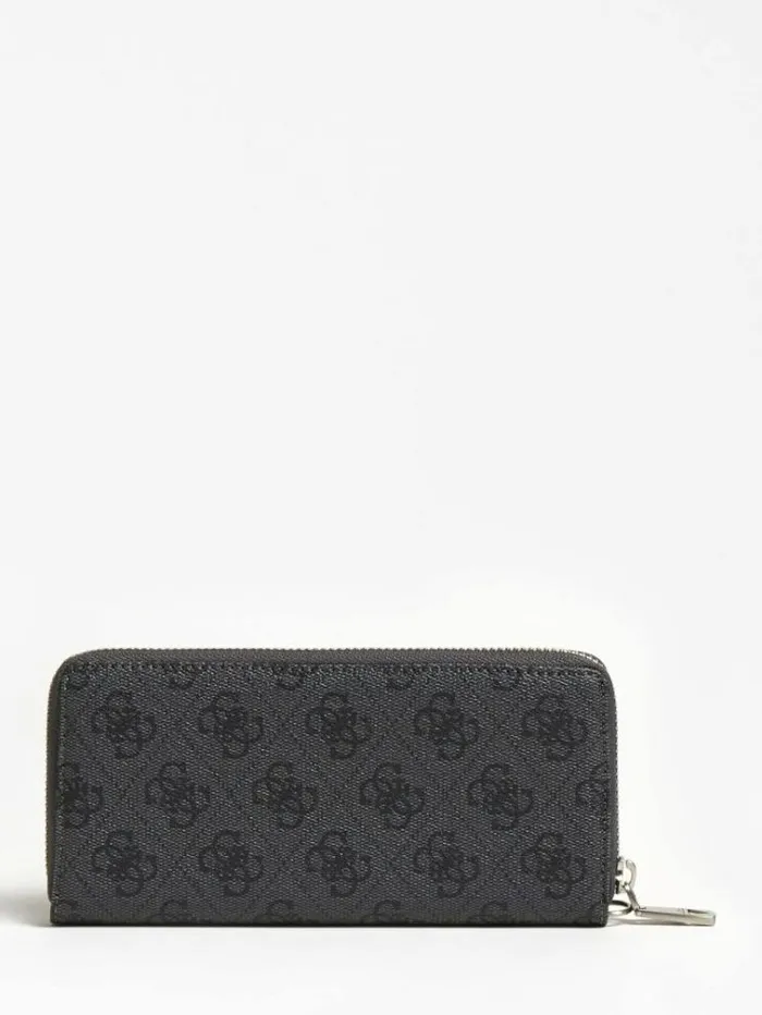 Men Vezzola 4g Logo Maxi Wallet Beige Guess Wallets