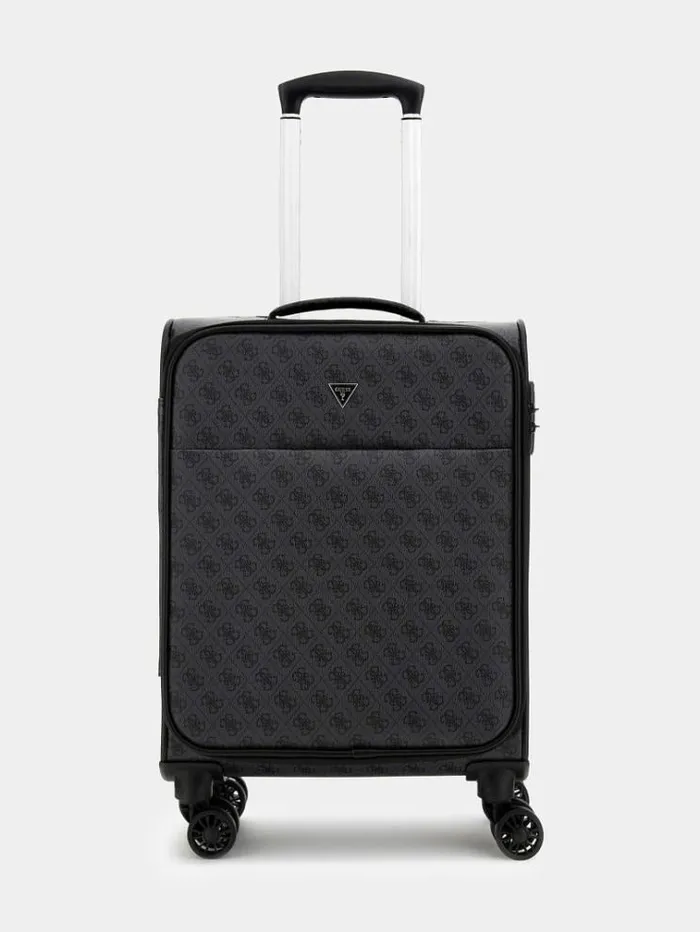 Men Vezzola 4g Logo Trolley Black Multi Guess Travel Bags