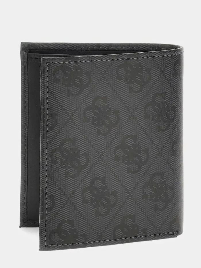 Men Vezzola Mini Wallet Black Guess Wallets