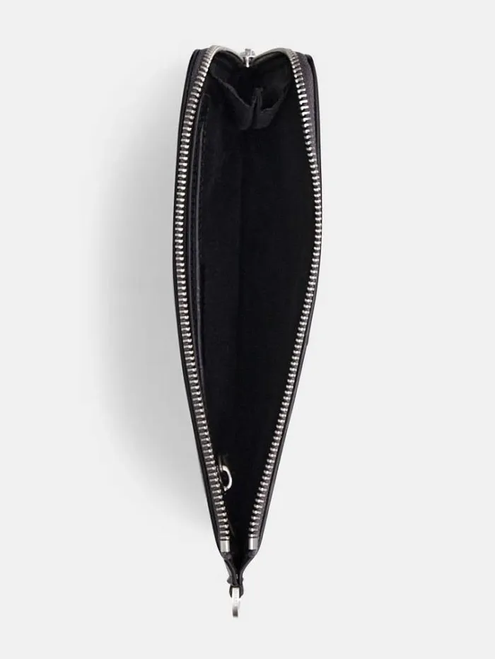 Men Vezzola Smart 4g Logo Clutch Black Guess City Bags