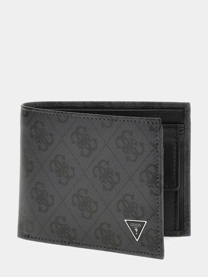 Men Vezzola Wallet Black Guess Wallets