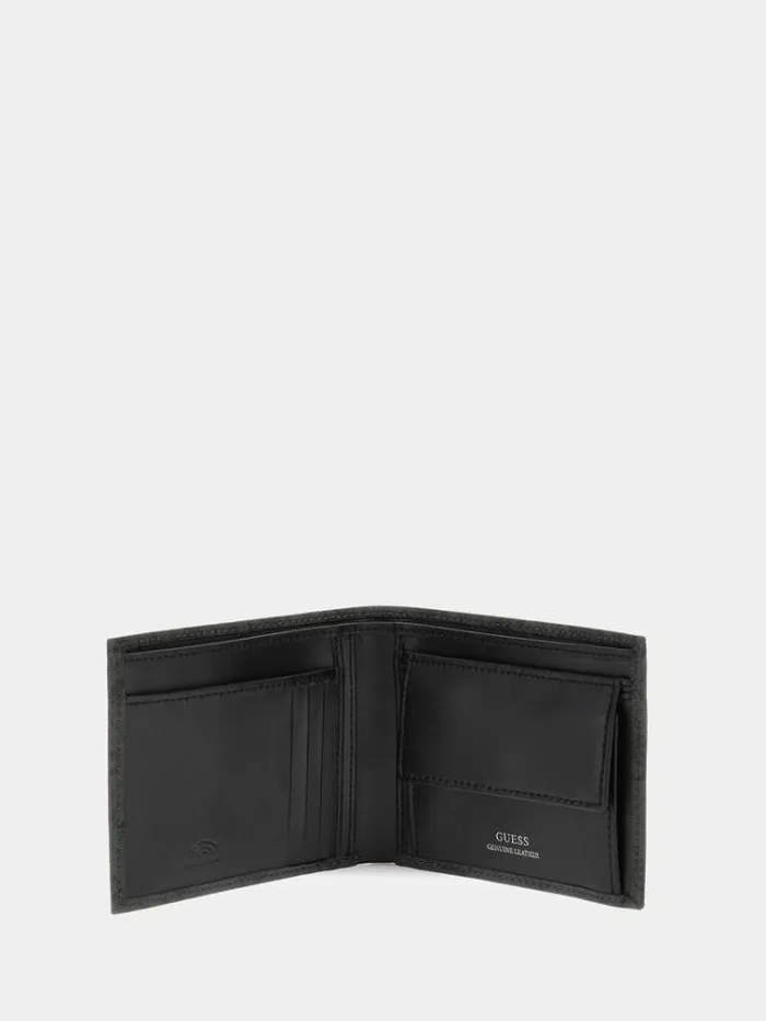Men Vezzola Wallet Black Guess Wallets