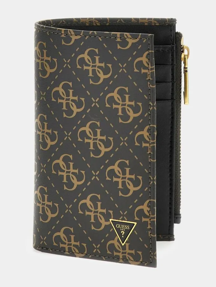 Men Vezzola Wallet Brown Multi Guess Wallets