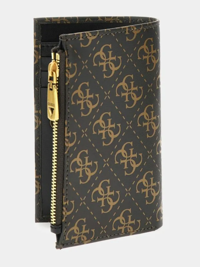 Men Vezzola Wallet Brown Multi Guess Wallets