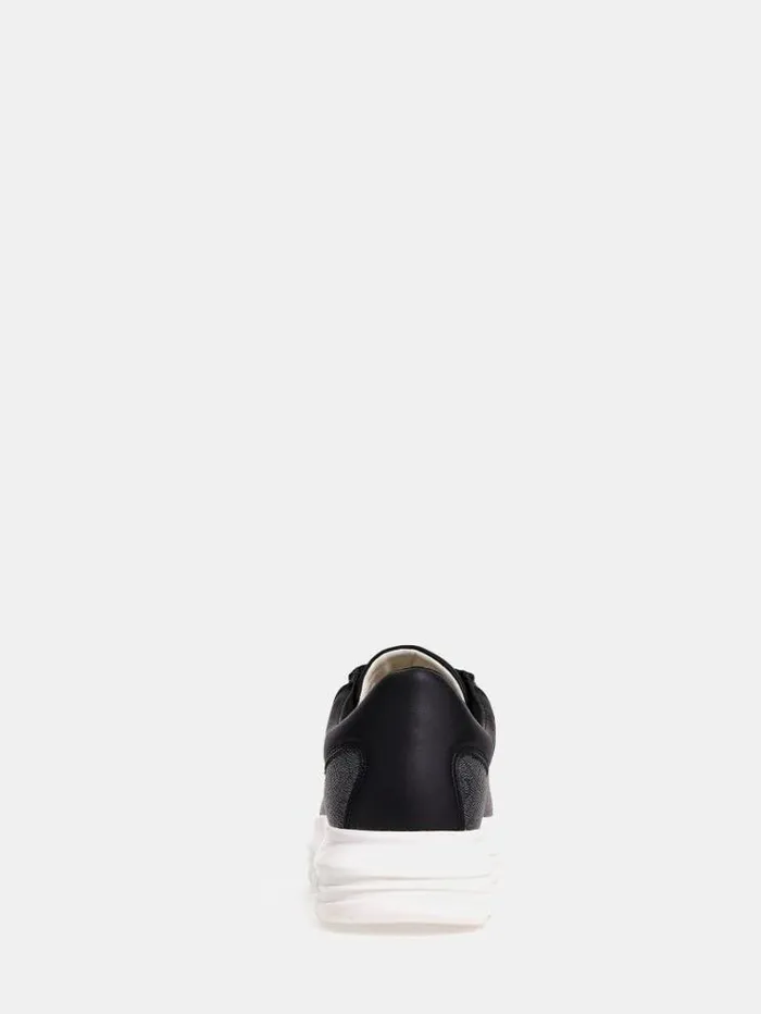 Men Vibo 4g Logo Sneakers Black Multi Guess Shoes