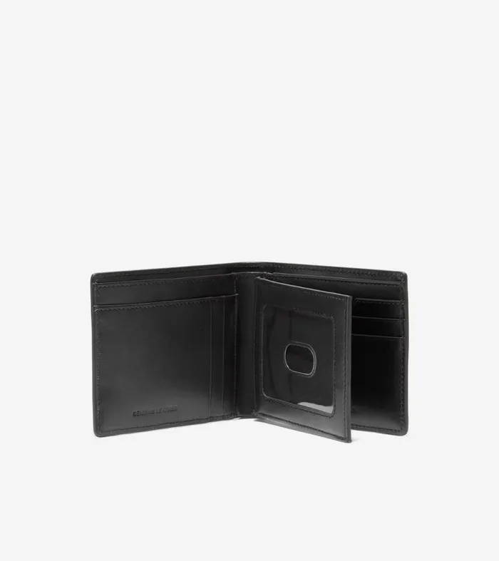 Men Wallets Cole Haan Boxshine Extra Capacity Wallet Black