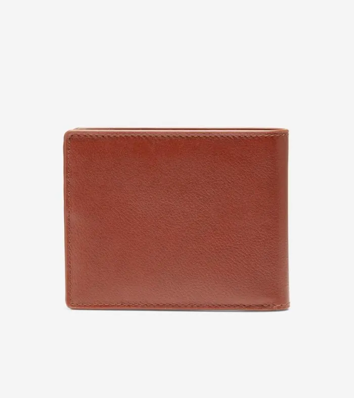 Men Wallets Cole Haan Boxshine Extra Capacity Wallet Cognac
