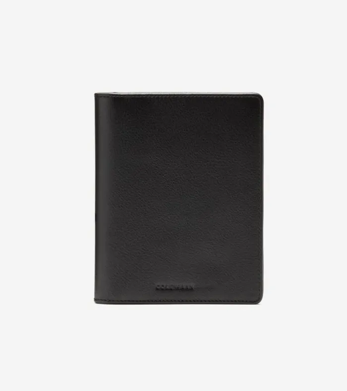 Men Wallets Cole Haan Passport Case With Luggage Tag Black