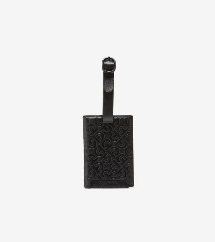 Men Wallets Cole Haan Passport Case With Luggage Tag Black