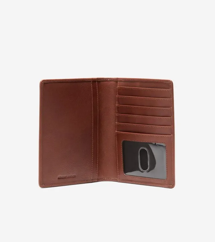 Men Wallets Cole Haan Passport Case With Luggage Tag Tan
