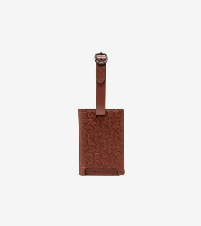 Men Wallets Cole Haan Passport Case With Luggage Tag Tan