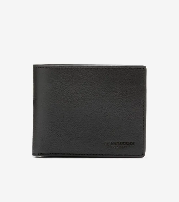 Men Wallets Cole Haan Pebble Traveler Wallet Black