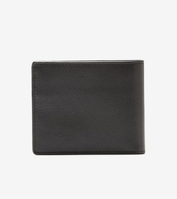 Men Wallets Cole Haan Slimfold Wallet With Valet Key Ring Black