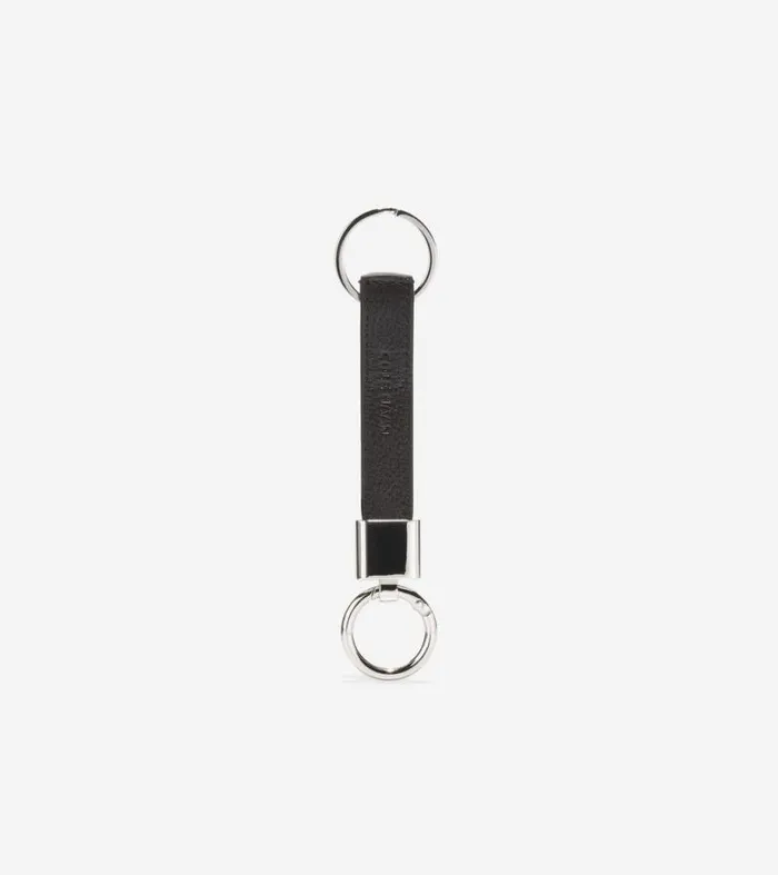 Men Wallets Cole Haan Slimfold Wallet With Valet Key Ring Black