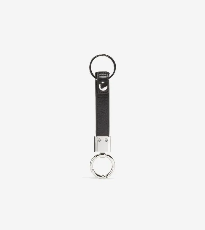 Men Wallets Cole Haan Slimfold Wallet With Valet Key Ring Black