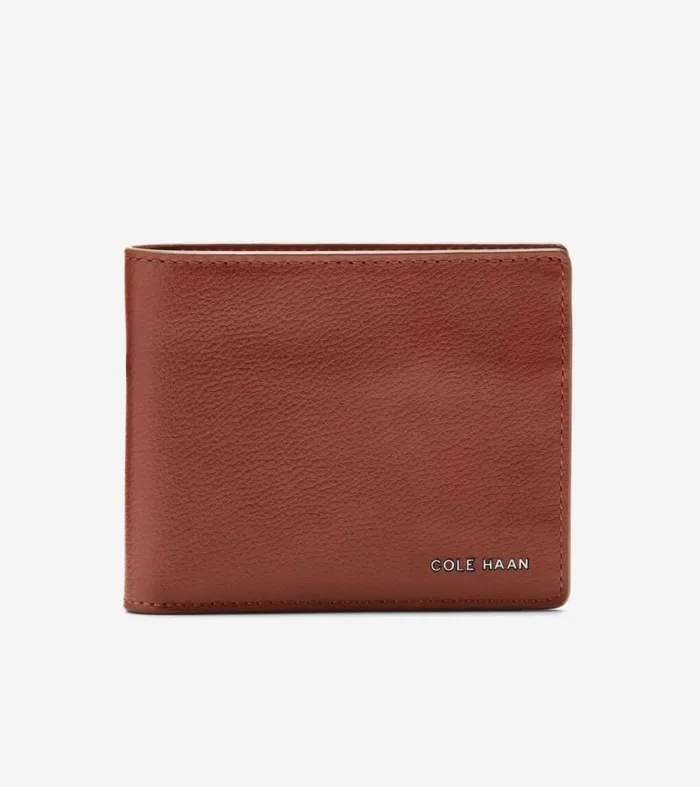 Men Wallets Cole Haan Slimfold With Valet Key Ring Tan
