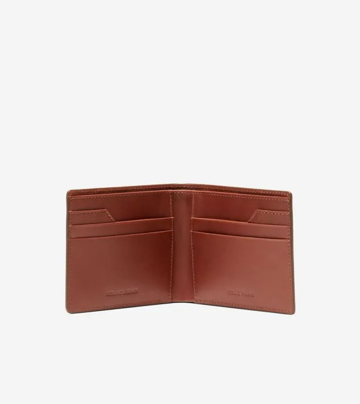 Men Wallets Cole Haan Slimfold With Valet Key Ring Tan