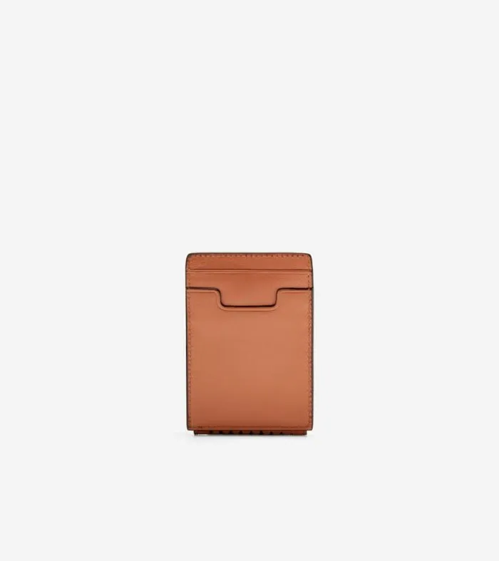 Men Wallets Cole Haan Washington Perforated Card Case British Tan