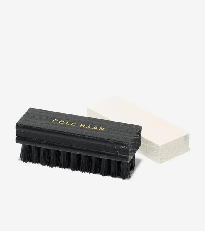 MenWomen Leather and Shoe Care Cole Haan Suede Cleaner BarBrush Nylonneutral