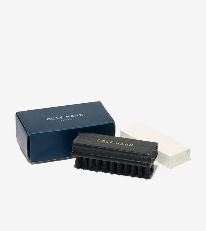 MenWomen Leather and Shoe Care Cole Haan Suede Cleaner BarBrush Nylonneutral