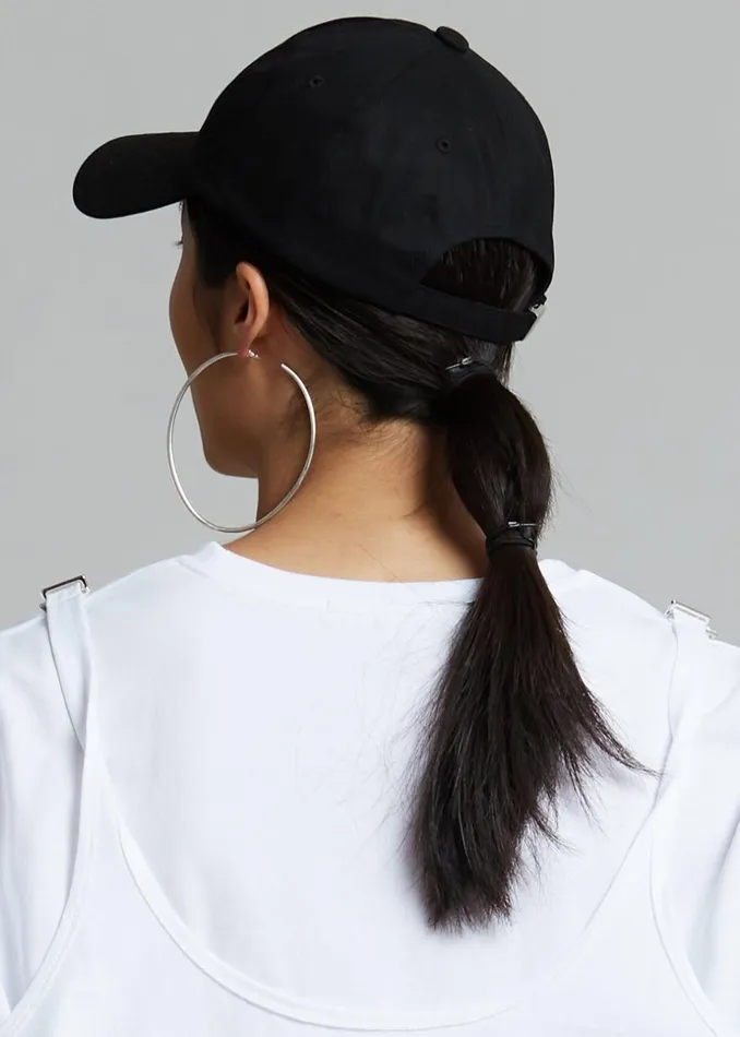 MenWomen The Frankie Shop Accessories Frankie Baseball Cap Black