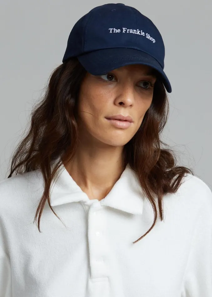 MenWomen The Frankie Shop Accessories Frankie Baseball Cap Navy