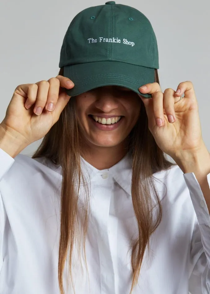 MenWomen The Frankie Shop Accessories Frankie Baseball Cap Pine
