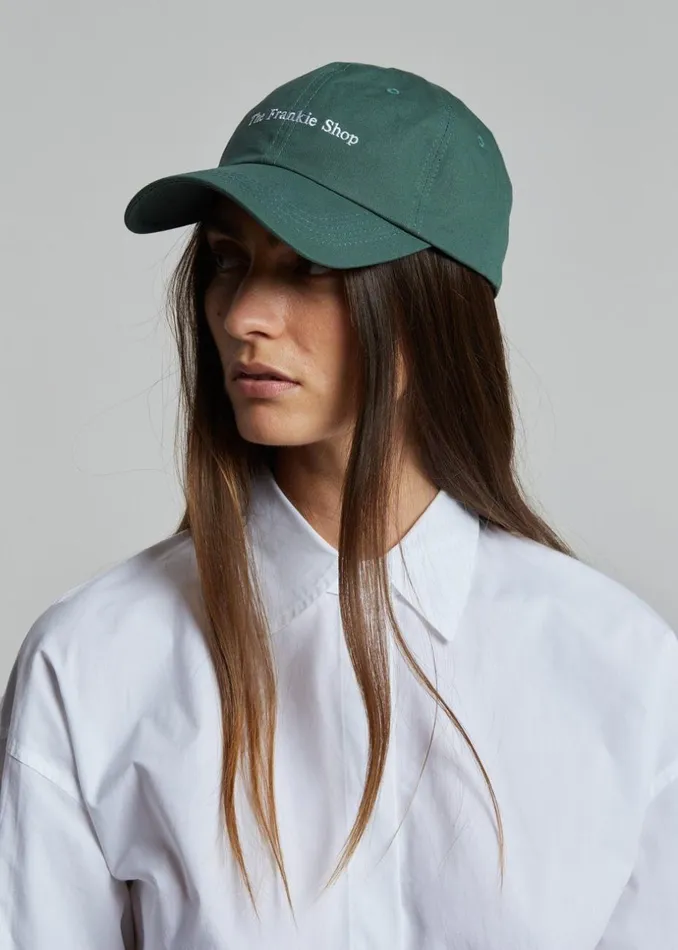MenWomen The Frankie Shop Accessories Frankie Baseball Cap Pine
