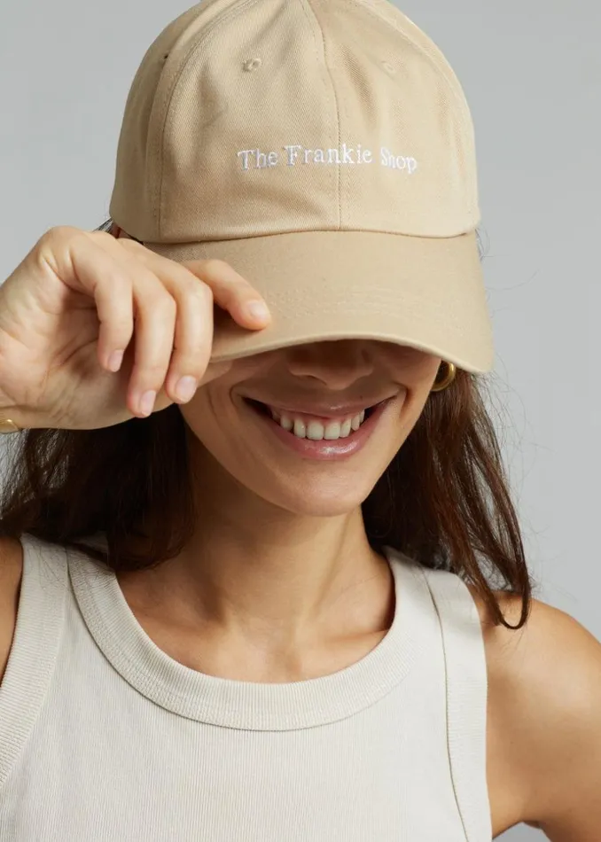 MenWomen The Frankie Shop Accessories Frankie Baseball Cap Sand